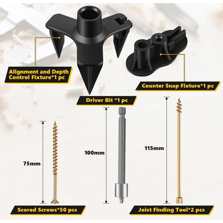 Stop Squeak Repair Kit - Fix Creaky Wood and Carpeted Floors - Image 7