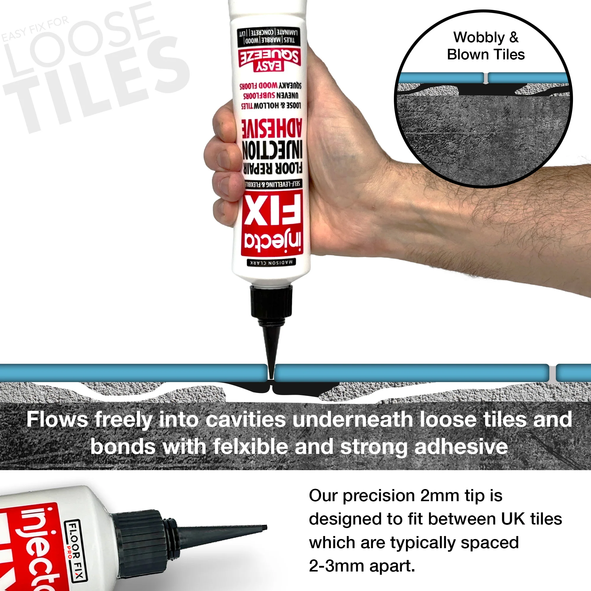 Injectafix Easy Squeeze 300ml Extra Strength Bonding Adhesive with Easy Squeeze System - Image 3