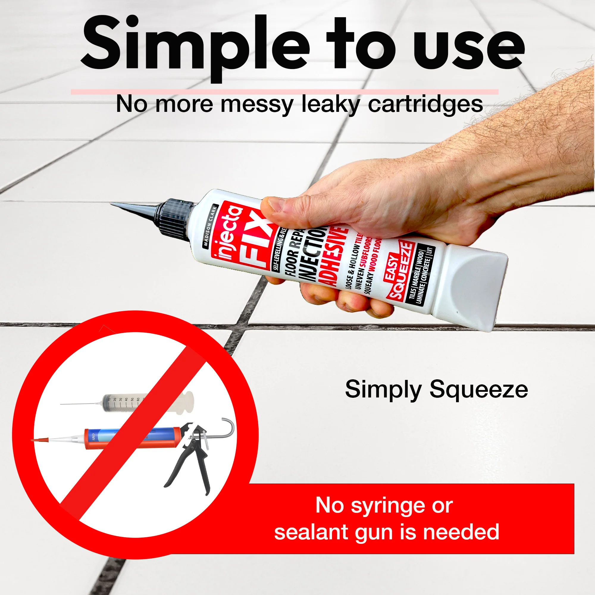 Injectafix Easy Squeeze 300ml Extra Strength Bonding Adhesive with Easy Squeeze System - Image 5