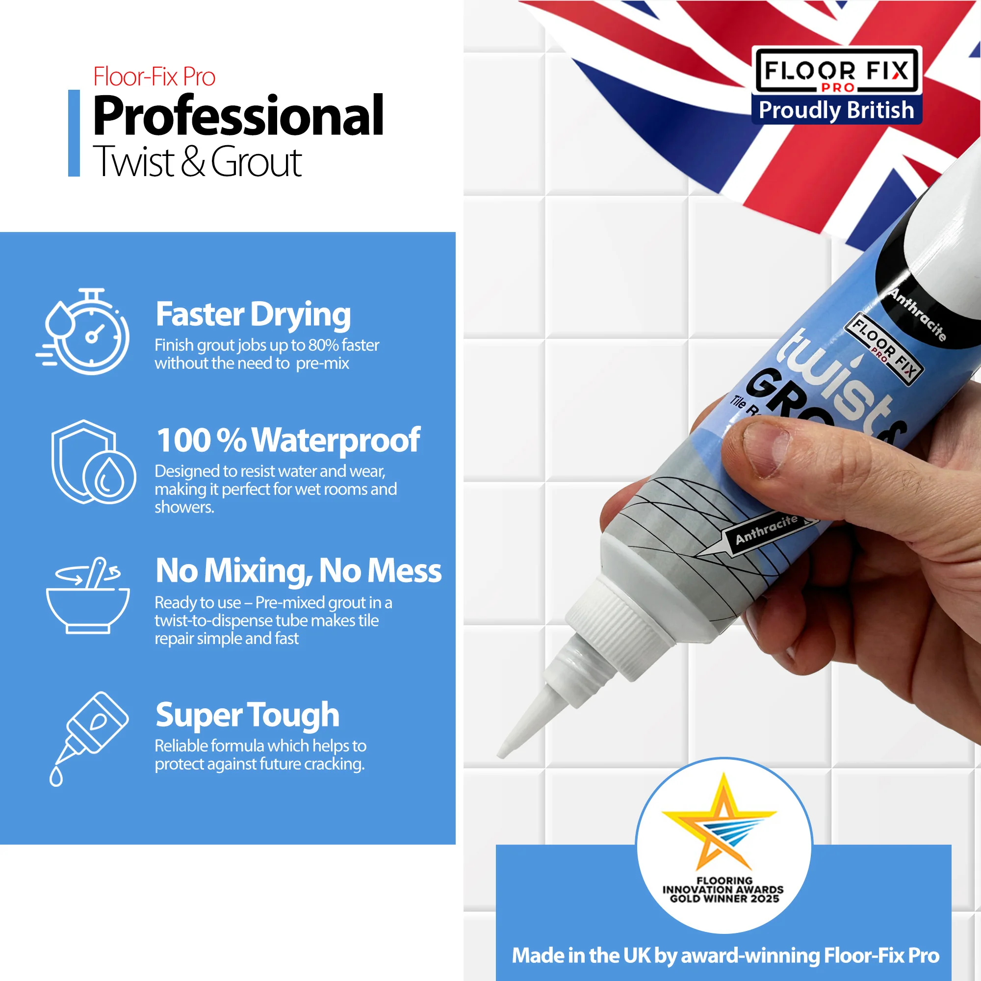Twist & Grout - Tile Grout Revive And Restore Kit - Image 5